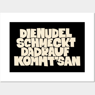 Nudel Schmeckt T-Shirt: Zelebriere den Kultspruch von Peter Ludolf mit Stil Posters and Art